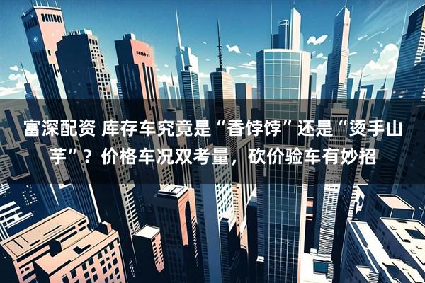 富深配资 库存车究竟是“香饽饽”还是“烫手山芋”？价格车况双考量，砍价验车有妙招